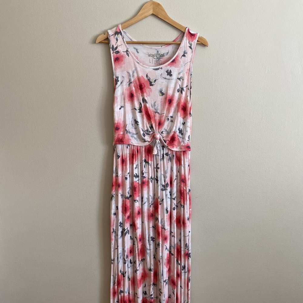 Latched Mama Boardwalk Nursing Maxi - Watercolor Rose - L